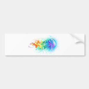 Pegatina Para Coche Gallito arcoiris