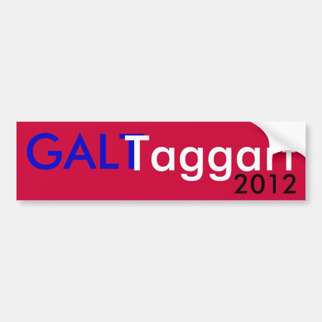 Pegatina Para Coche Galt Taggart 2012 (Frente)