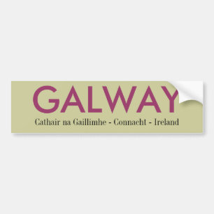 Pegatina Para Coche Galway Irlanda