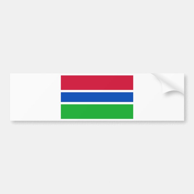 PEGATINA PARA COCHE GAMBIA (Frente)