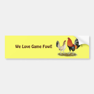 Pegatina Para Coche Gamefowl Wheatens