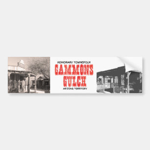 Pegatina Para Coche Gammons Gulch Movie Set Bumper Sticker