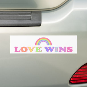 Pegatina Para Coche Ganas de amor - Arcoiris LGBTQ / Orgullo Gay