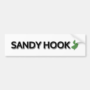 Pegatina Para Coche Gancho de Sandy, New Jersey