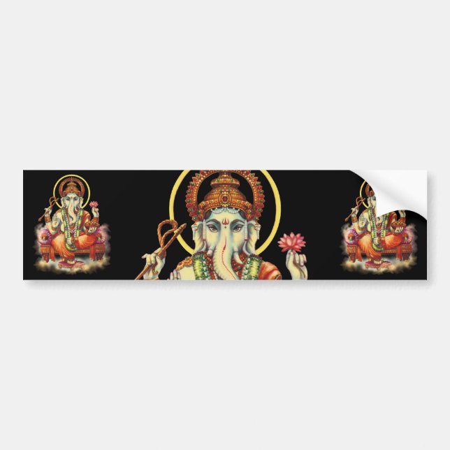Pegatina Para Coche Ganesh (Frente)