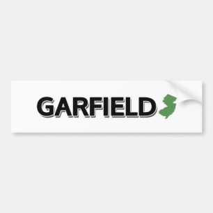 Pegatina Para Coche Garfield, Nueva Jersey