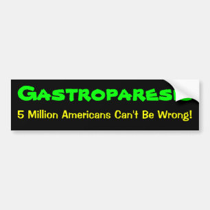 Pegatina Para Coche Gastroparesis… 5 millones