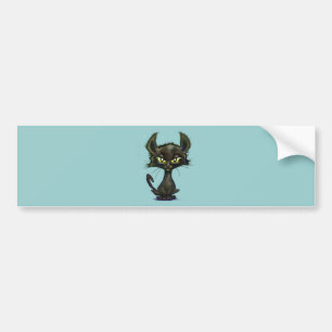 Pegatina Para Coche Gatito negro