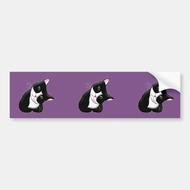Pegatina Para Coche Gato (Frente)