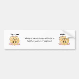 Pegatina Para Coche Gato afortunado (Maneki Neko)
