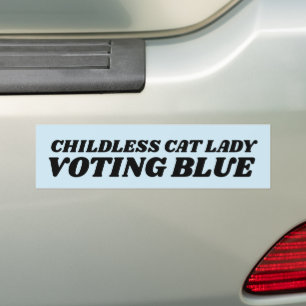 PEGATINA PARA COCHE GATO INFANTIL LADIES KAMALA BUMPER STICKER