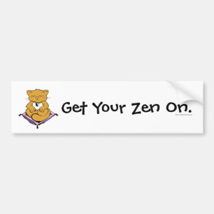 Pegatina Para Coche Gato Zen