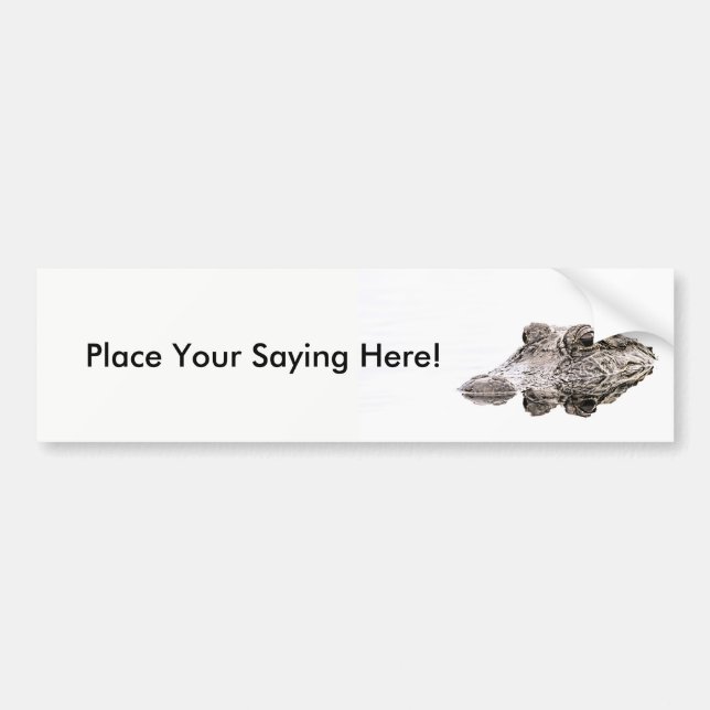 Pegatina Para Coche Gator Bumper Sticker (Frente)