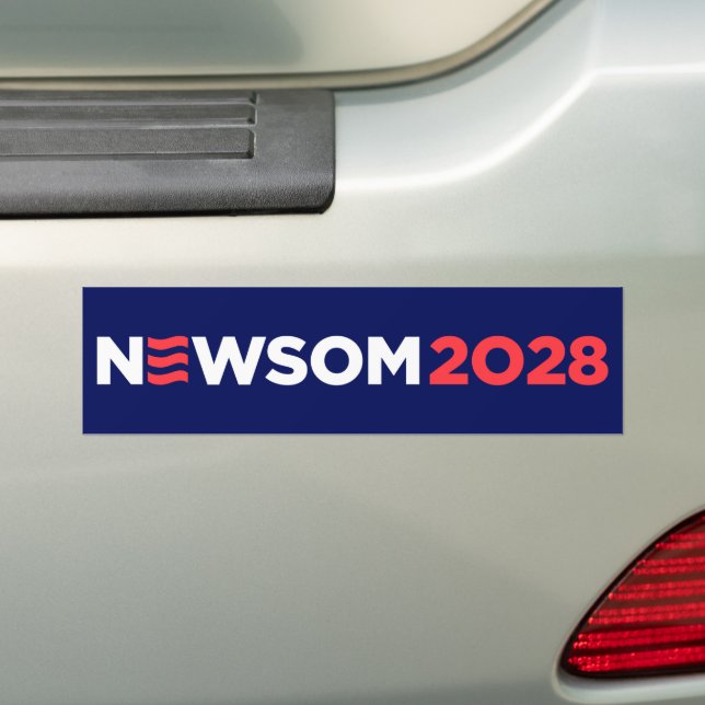 Pegatina Para Coche Gavin Newsom 2028 (en coche)