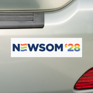 Pegatina Para Coche Gavin Newsom 2028 LGBTQ