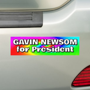 Pegatina Para Coche Gavin Newsom para presidente