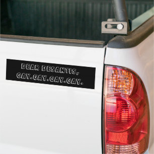 PEGATINA PARA COCHE GAY GAY GAY GAY