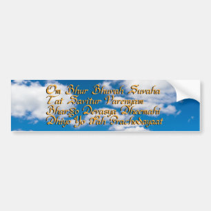 Pegatina Para Coche Gayatri mantra