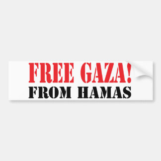 Pegatina Para Coche GAZA libre de HAMÁS