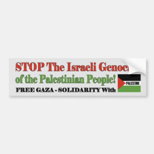 Pegatina Para Coche Gaza libre y Palestina