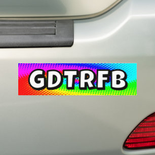 Pegatina Para Coche GDTRFB - puede cambiar las palabras