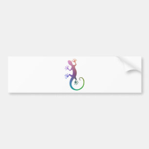 Pegatina Para Coche Gecko colorido