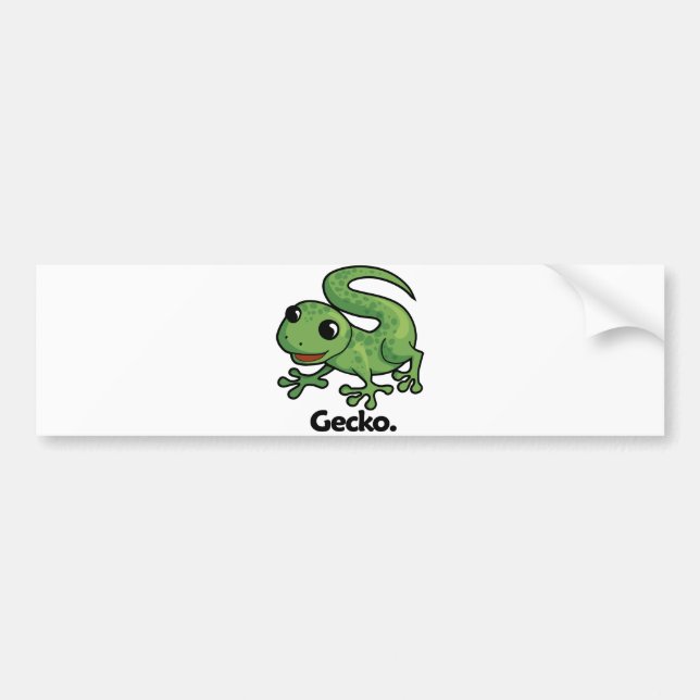 Pegatina Para Coche Gecko. del Gecko (Frente)