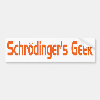 Pegatina Para Coche Geek de Schrodinger