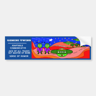 Pegatina Para Coche Gemini Bumper Sticker