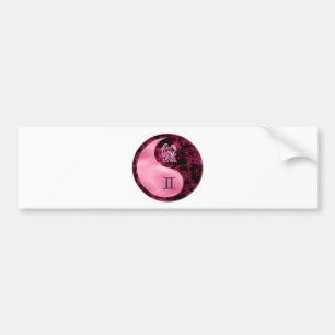 Pegatina Para Coche Géminis Yin Yang