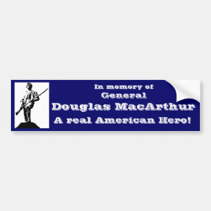 Pegatina Para Coche General Douglas MacArthur