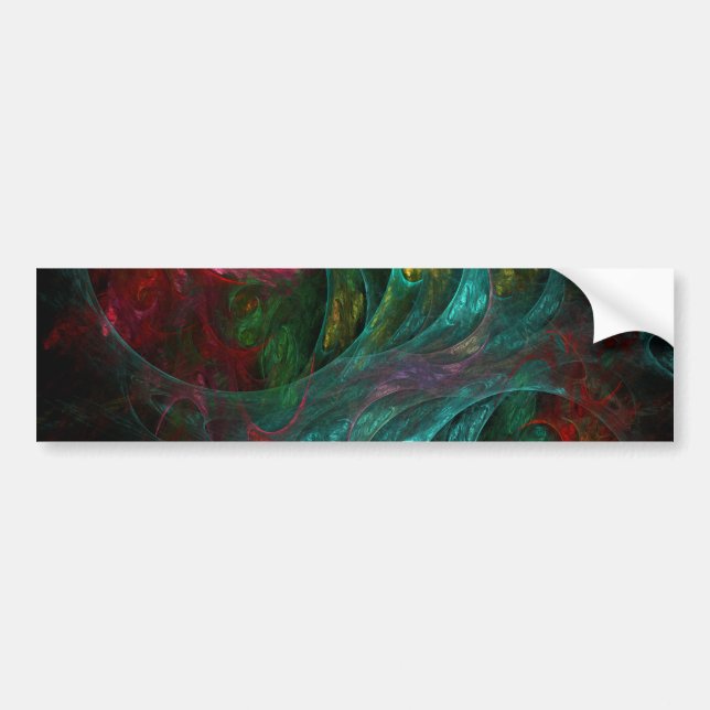 Pegatina Para Coche Génesis Nova Abstract Art Bumper Sticker (Frente)