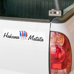 Pegatina Para Coche Gente feliz guerreros masái paseando arte impreso