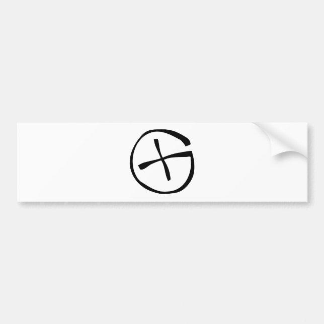 Pegatina Para Coche Geocaching (Frente)