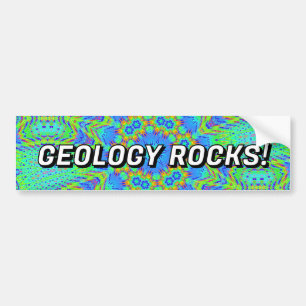 PEGATINA PARA COCHE ¡GEOLOGÍA ROCKS!