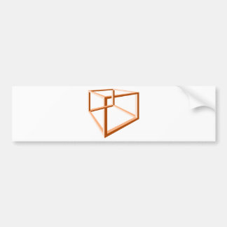 Pegatina Para Coche Geometría imposible de la ilusión 3d de la ilusión