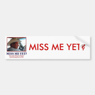 Pegatina Para Coche George W Bush - Miss Yo Todavía