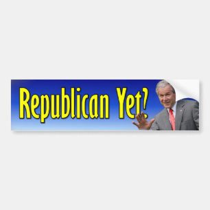Pegatina Para Coche George W. Bush: ¿Republicano todavía?