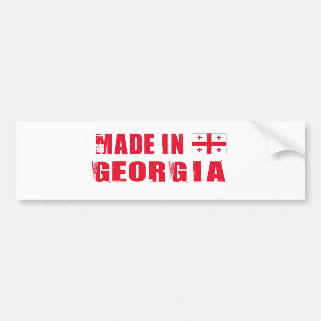 PEGATINA PARA COCHE GEORGIA (Frente)