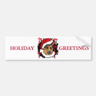 PEGATINA PARA COCHE GERMAN SHEPHERD