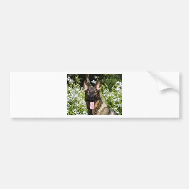 Pegatina Para Coche German Shepherd Dog (Frente)