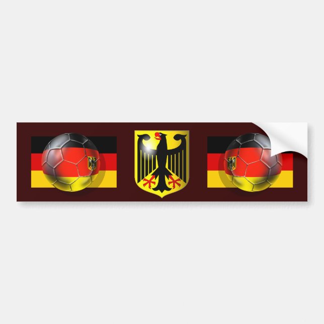 Pegatina Para Coche Germany coat OF of football pobre of signal (Frente)