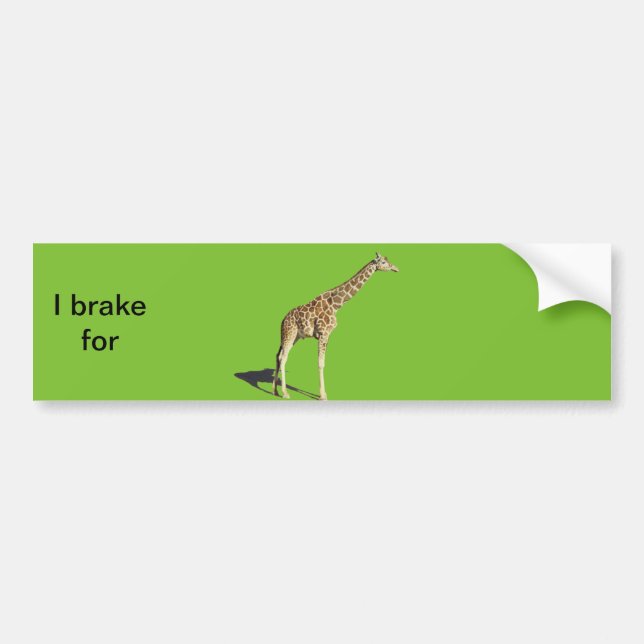 Pegatina Para Coche Giraffe (Frente)