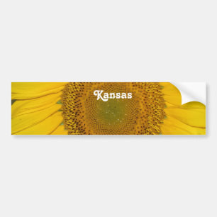 Pegatina Para Coche Girasol en Kansas