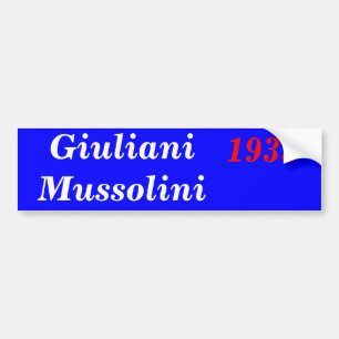 Pegatina Para Coche Giuliani Mussolini 1933
