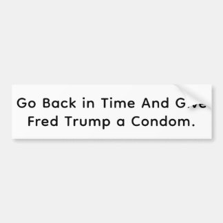 Pegatina Para Coche Give Fred Trump a Condom Hankamer Artjunkhaus Fun