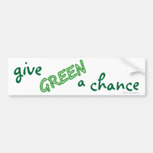 Pegatina Para Coche give GREEN a chance