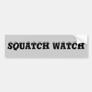Pegatina Para Coche Globos del ojo del reloj de Squatch