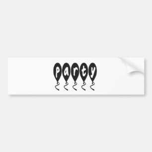 Pegatina Para Coche Globos fiestas