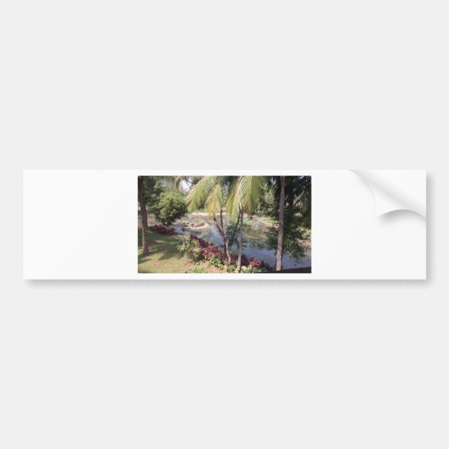 Pegatina Para Coche Goa India Garden (Frente)